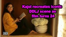 Kajol recreates iconic DDLJ scene as film turns 24