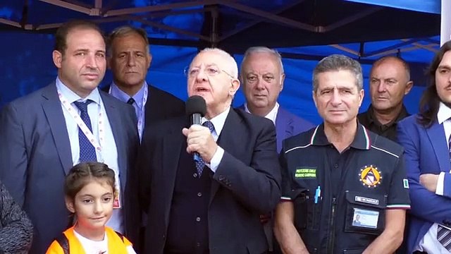 De Luca - I Piani di evacuazione per il rischio vulcanico (19.10.19)