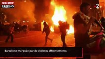 Barcelone marquée par de violents affrontements (vidéo)