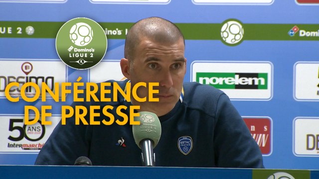 Conférence de presse ESTAC Troyes - Le Mans FC (2-1) : Laurent BATLLES (ESTAC) - Richard DEZIRE (LEMANS) - 2019/2020