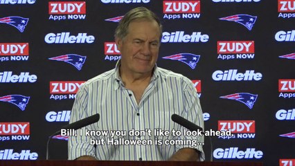 Bill Belichick Has No Time For Your Halloween Questions