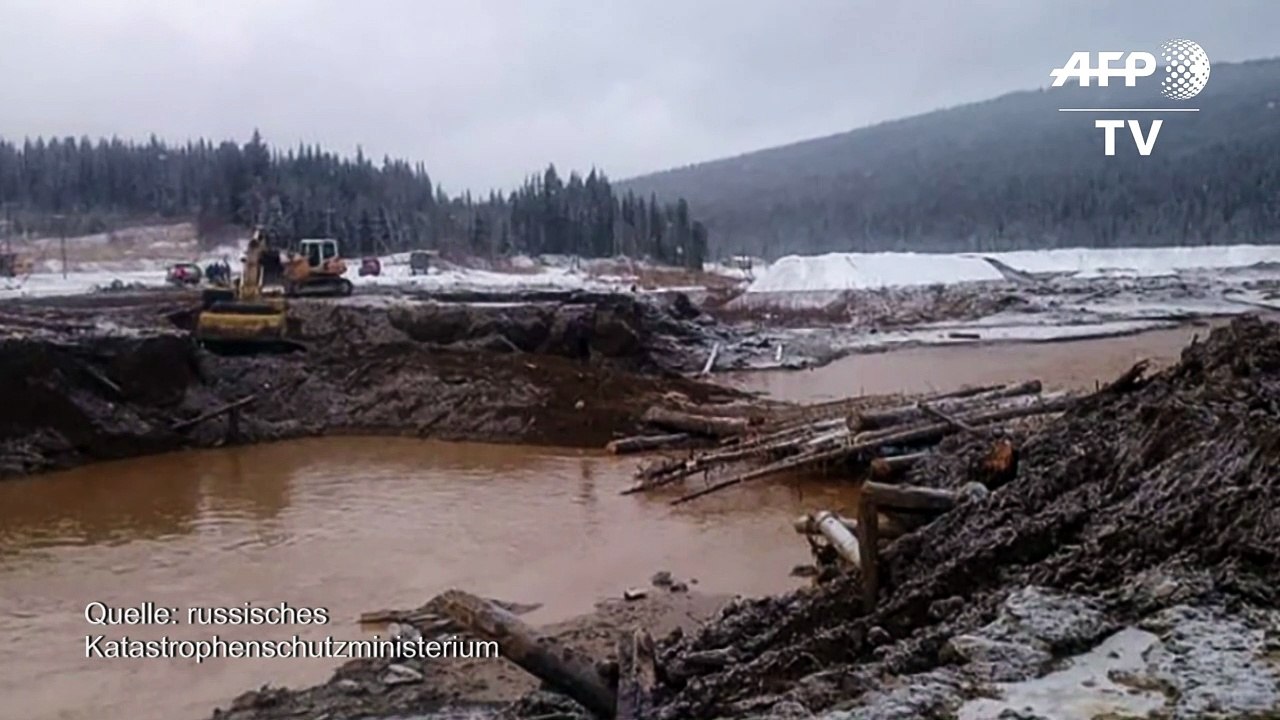 Mindestens 15 Tote bei Dammbruch in Goldmine in Sibirien