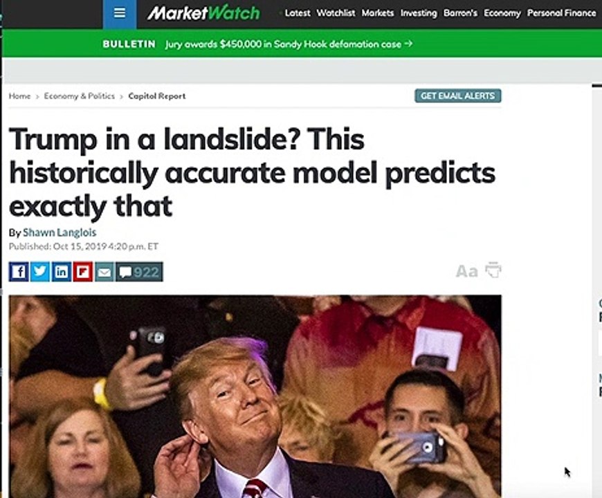 Trump Landslide 2020 Prediction