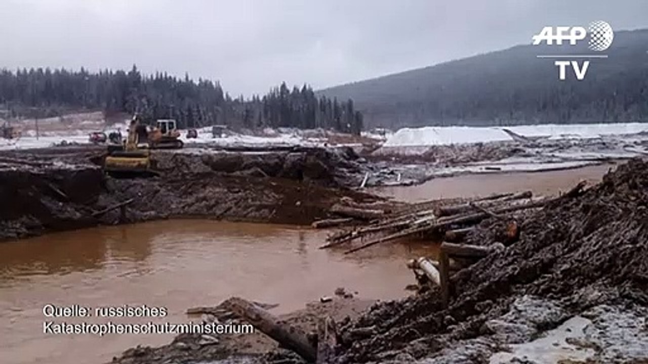 Mindestens 15 Tote bei Dammbruch in Goldmine in Sibirien