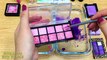 Purple vs Pink ! Flower - Mixing Makeup Eyeshadow into Clear Slime | Satisfying Slime s #592