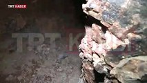 Terör örgütü PKK/YPG'nin Tel Abyad'daki tünellerini TRT Kurdî ekibi görüntüledi