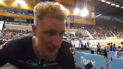 Championnat d'Europe sur Piste Elites : La réaction de Corentin Ermenault