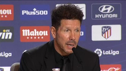 Simeone: "Hay quien busca culpables y quien tiene ganas de trabajar, los segundos se llevarán bien conmigo"
