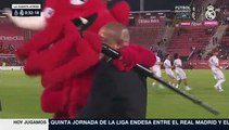 El troleo de la mascota del Mallorca a Roberto Carlos