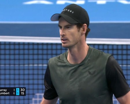 Anvers - Murray passe Humbert à l'expérience