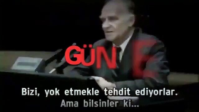 Aliya İzzetbegoviç'in tarihi konuşması