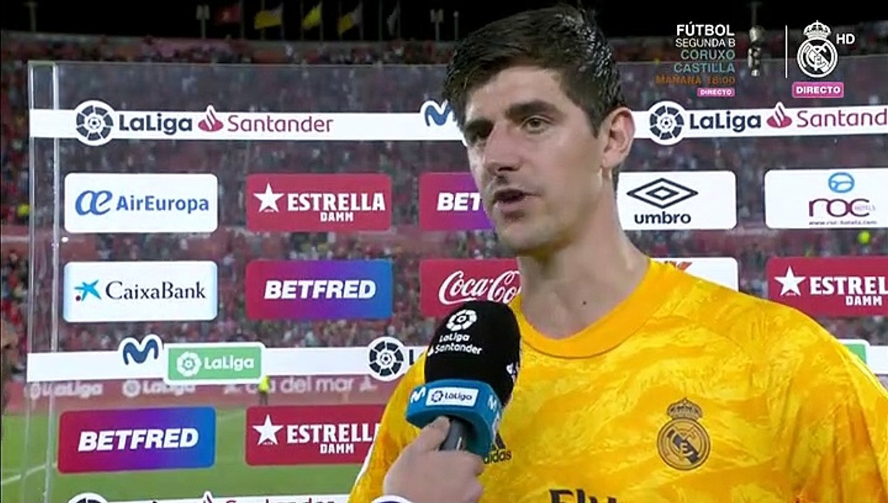 Courtois: "No creo que pase factura la situación de El Clásico"