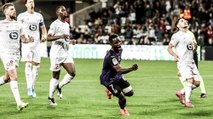 Le but du break face à Lille sur penalty transformé par Max-Alain Gradel