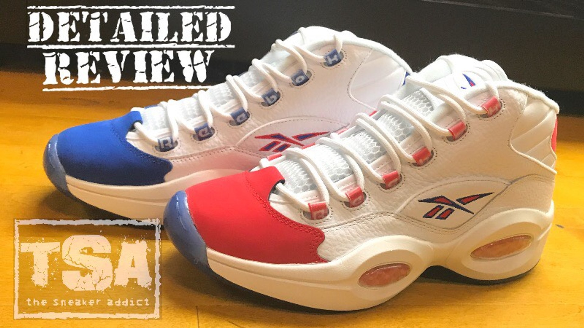 Reebok Question Mid Double Cross Iverson Sneaker Detailed Review - video  Dailymotion