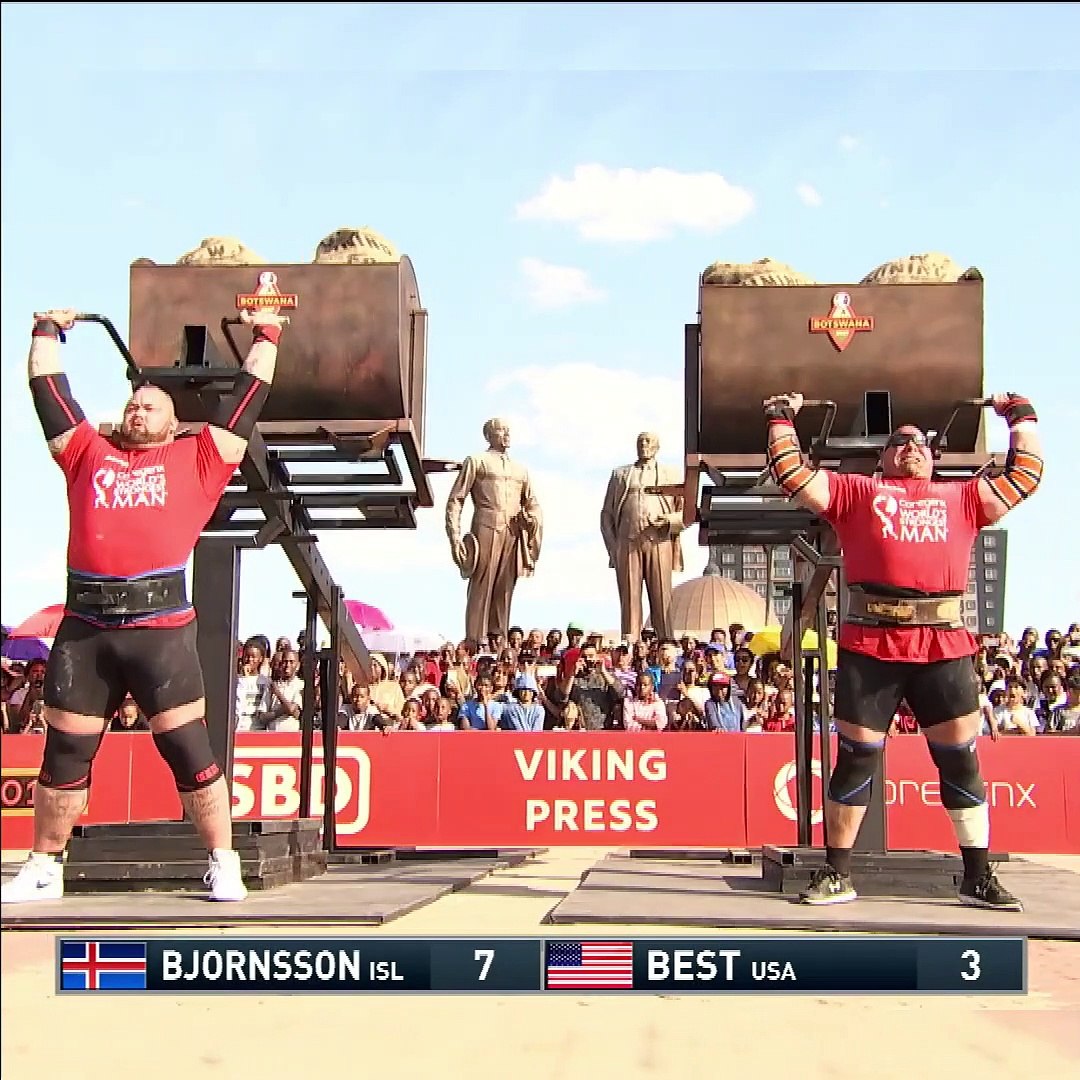 Eddie Hall The Beast Shows Off His Tremendous Power In The