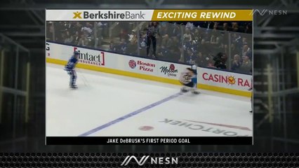 Jake DeBrusk Slices Maple Leafs' Lead In Half With First Goal Of Season