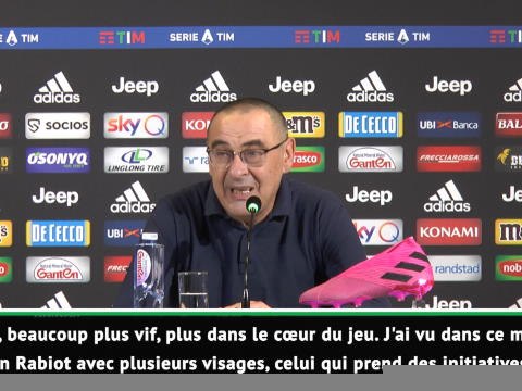 Juventus - Sarri a aimé la performance de Rabiot