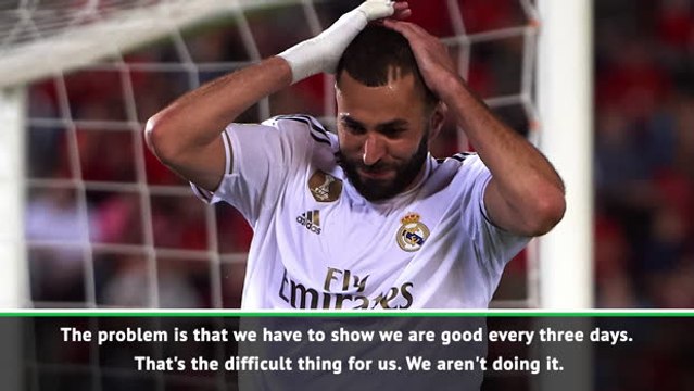 Mallorca defeat underlines lack of consistency at Real - Zidane