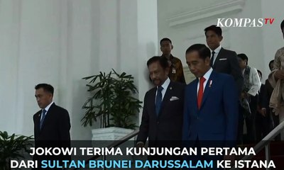 Jokowi Terima Kunjungan Pertama Dari Sultan Brunei Darussalam