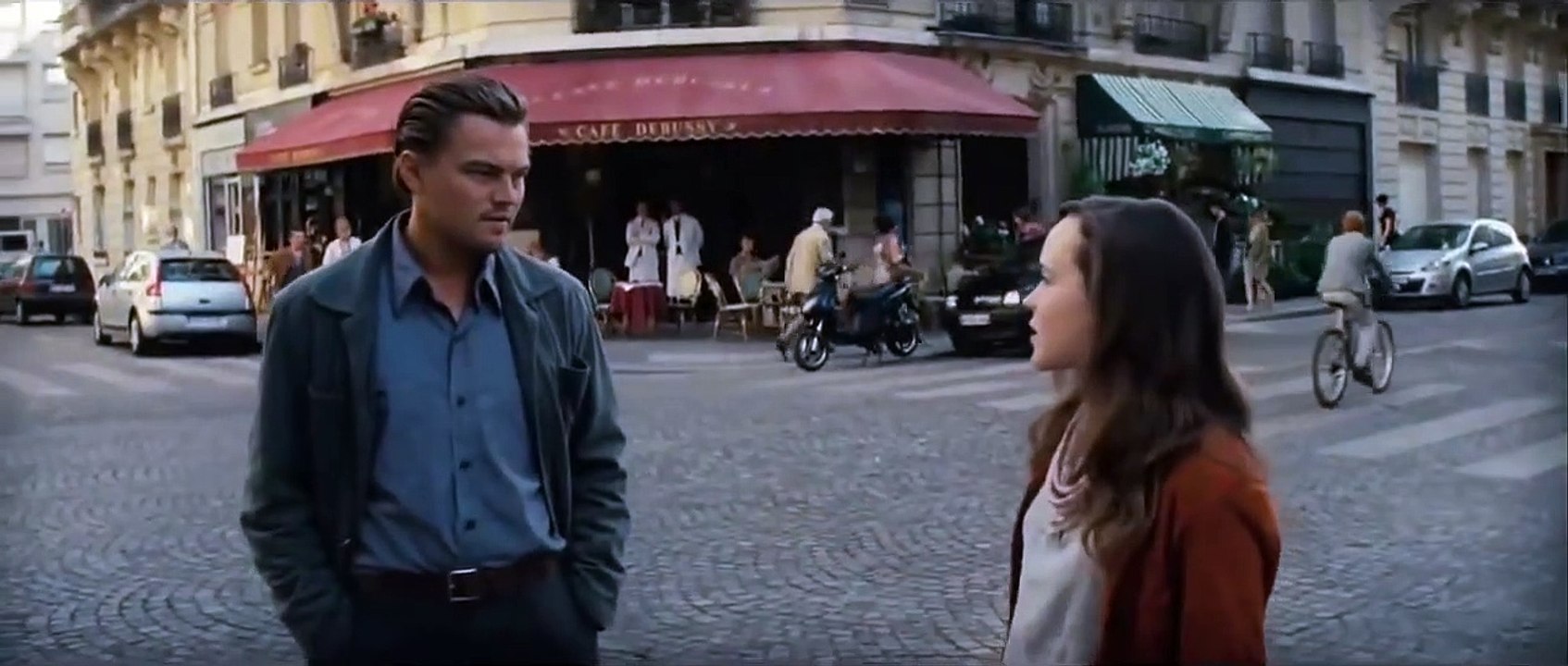 Inception movie (2010)  Leonardo DiCaprio, Joseph Gordon-Levitt, Ellen Page