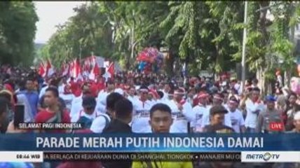 Download Video: Masyarakat Jatim Gelar Parade Merah Putih dan Doa Bersama Jelang Pelantikan