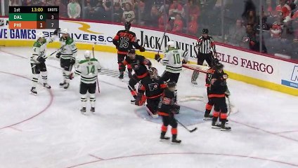 Roope Hintz dekes and puts home his own rebound