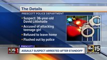 Sex assault suspect taken into custody in Prescott