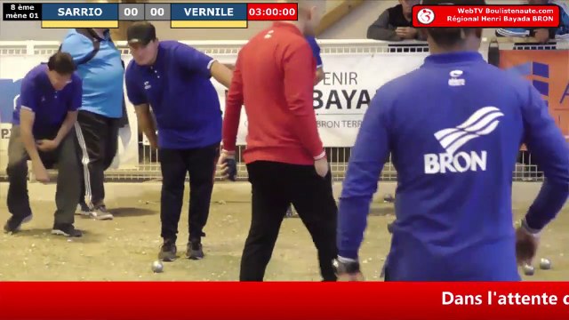 Pétanque Régional Henri Bayada 2019 à Bron : Huitième SARRIO vs VERNILE