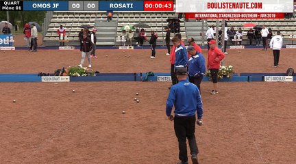 International  à pétanque d'Andrézieux-Bouthéon 2019 : Quart ROSATI vs OLMOS
