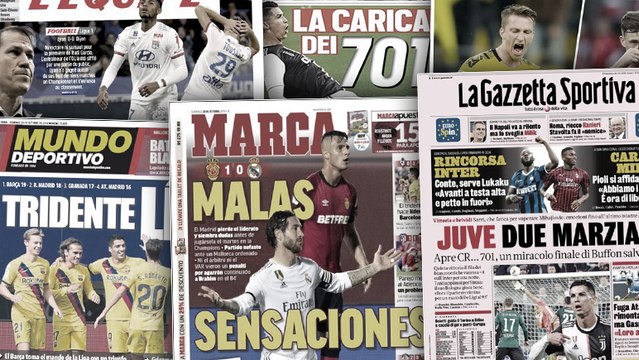 La défaite du Real Madrid fait grand bruit en Espagne, CR7 et Buffon encensés en Italie