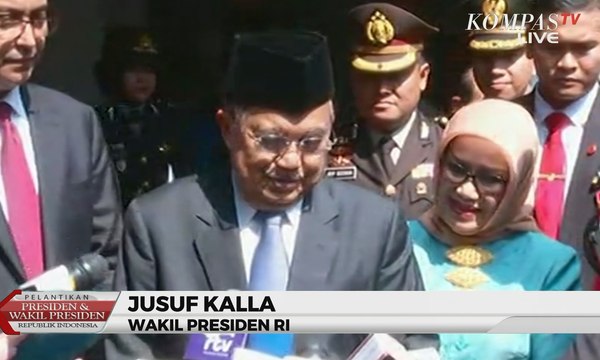 Dari Rumah Dinas Wapres, JK Berangkat Menuju Pelantikan Jokowi-Ma'ruf