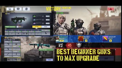 Best Free Beginner  Guns to Max Upgrade | Call of Duty Mobile