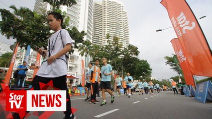 A sea of turquoise at Penang Starwalk 2019