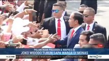 Jelang Pelantikan, Jokowi Sapa Warga di Monas