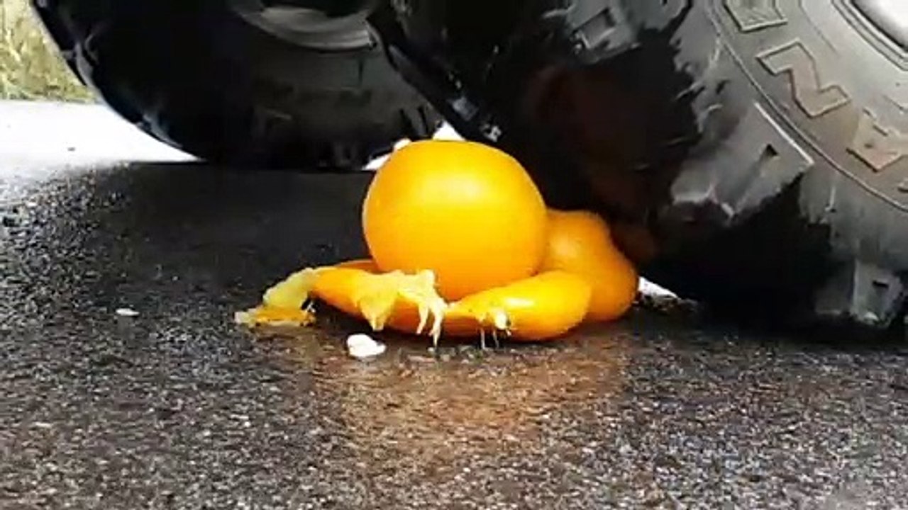 Meeting the atv's tires: orange crush