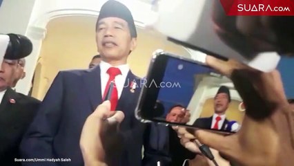 Pelantikan Berjalan Lancar, Jokowi Terimakasih ke TNI Polri dan BIN