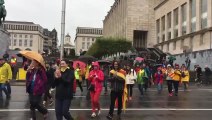 Plus de 120 Catalans en marche vers Bruxelles pour la liberté des indépendantistes