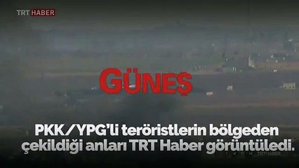 PKK/YPG'li teröristlerin çekilmesi böyle görüntülendi