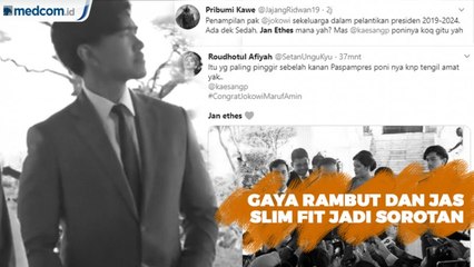 Jas Slim Fit dan Gaya Rambut Kaesang saat Pelantikan Jadi Sorotan