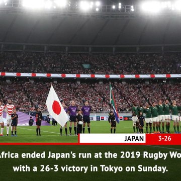 Fast Match Report - Japan 3-26 South Africa