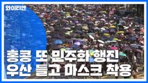 '백색테러' 공포에도 홍콩 또 민주화 행진 / YTN