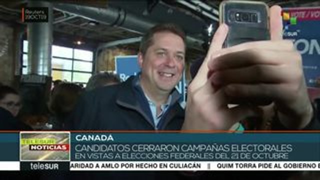 Canadá: principales candidatos cierran sus campañas electorales