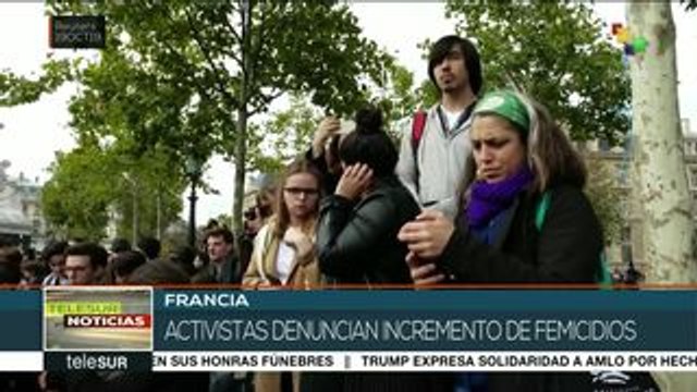 Francia: activistas urgen al gob. medidas para frenar los feminicidios