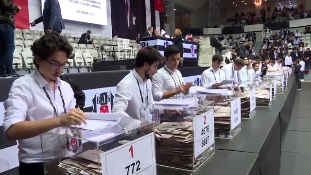 Beşiktaş Kulübünün kongresi - Oy sayımı başladı
