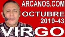 VIRGO OCTUBRE 2019 ARCANOS.COM - Horóscopo 20 al 26 de octubre de 2019 - Semana 43