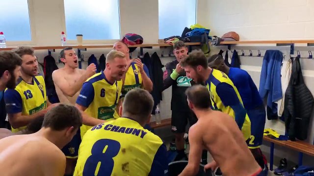 Cri de joie après la victoire contre guignicourt