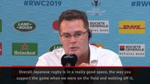 South Africa coach leads round of applause for hosts Japan