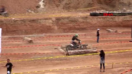Spor konya'da enduro motor yarışı heyecanı