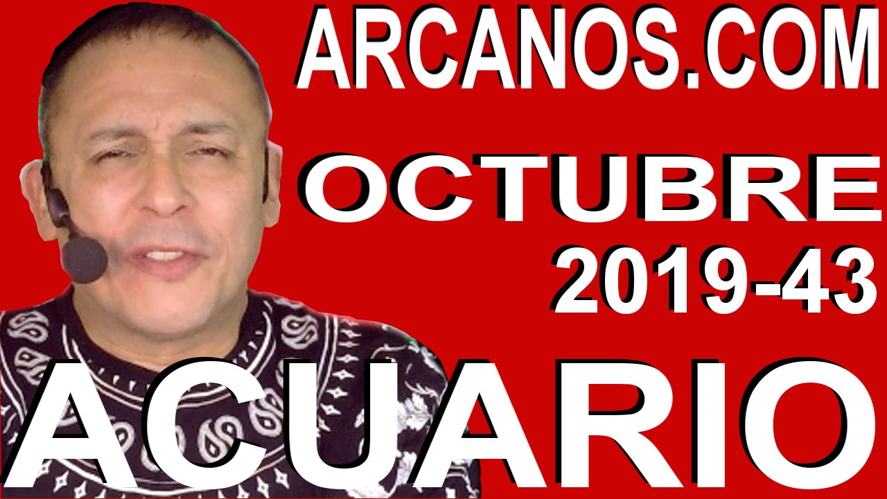 ACUARIO OCTUBRE 2019 ARCANOS.COM - Horóscopo 2...