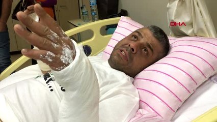 İntihar girişiminde bulunan kadını tutarken yaralanan esnaf konuştu